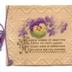 Card, Christmas and New Year, with fringe